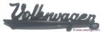 Emblema "Volkswagen" metal preto