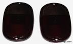 Taillight lens Split bus, T2a, VW 181, VW 147 (plastic) smoked (