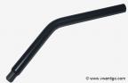 Alavanca c�mbio: prolongador 240 mm preto curvado