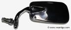 Retrovisor metal cromado para Fusca (mod. Alemo) esquerdo