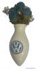 Vaso de flores para painel (Logo VW azul) pequena